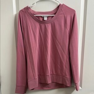 Athleta Pink Boxy Sweatshirt